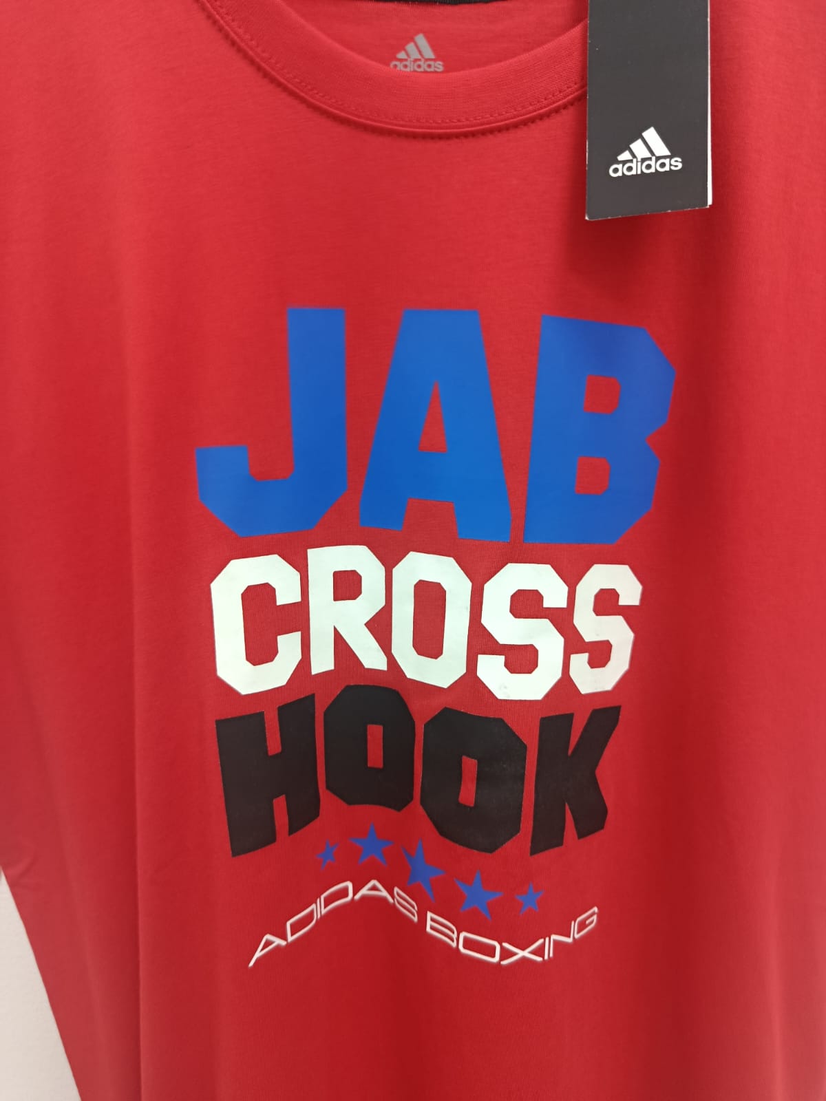 Camiseta Adidas Boxing Oversized – Roja Premium