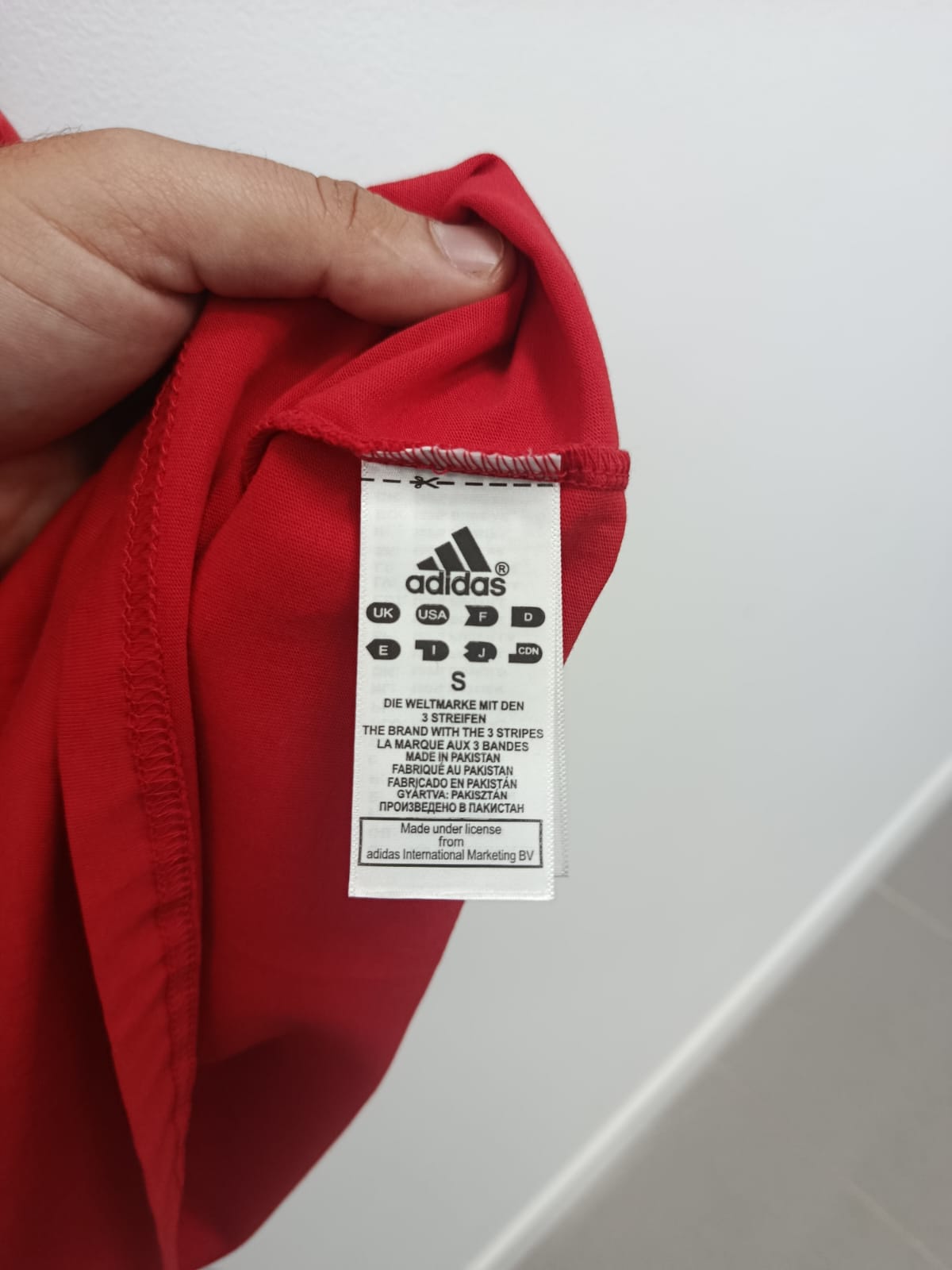 Camiseta Adidas Boxing Oversized – Roja Premium